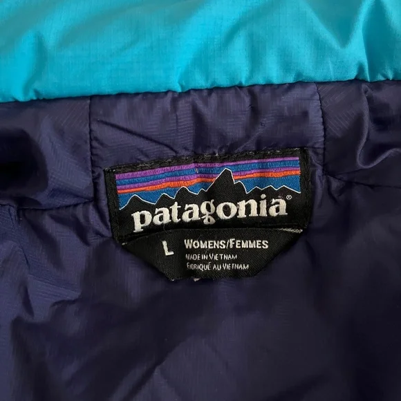 Patagonia Primaloft Women's Jacket Blue Size L - Picture 7 of 10
